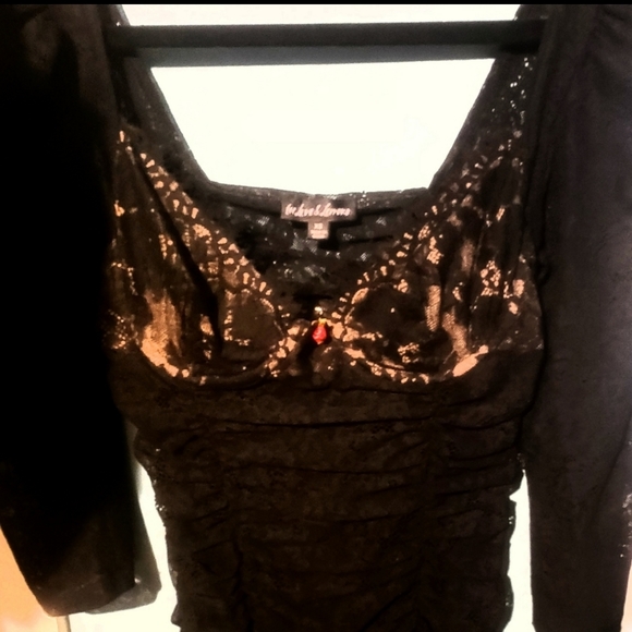 🍋For Love and Lemons Harlow Lace Slip Mini Dress - Picture 8 of 16